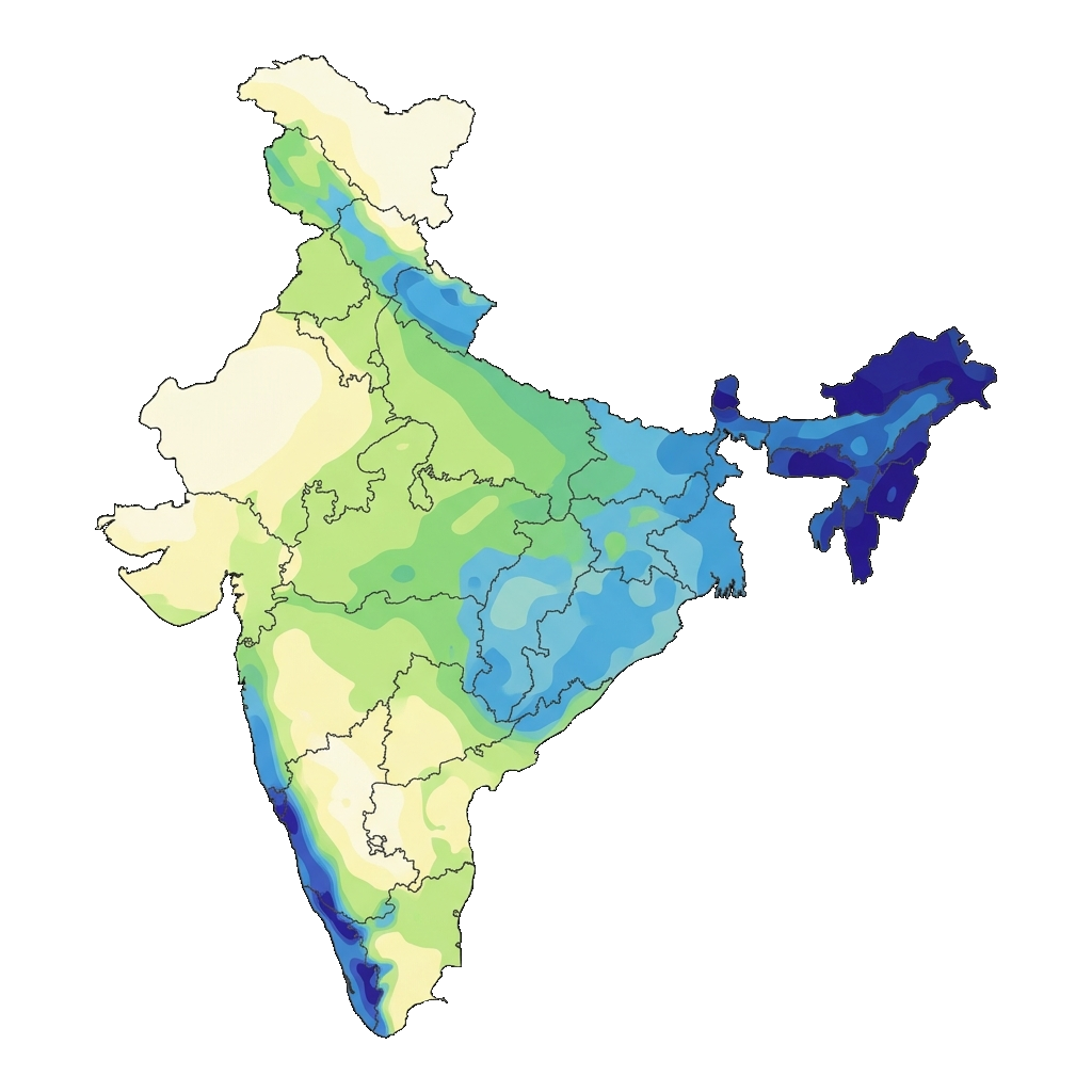 Rainfall Patterns Map