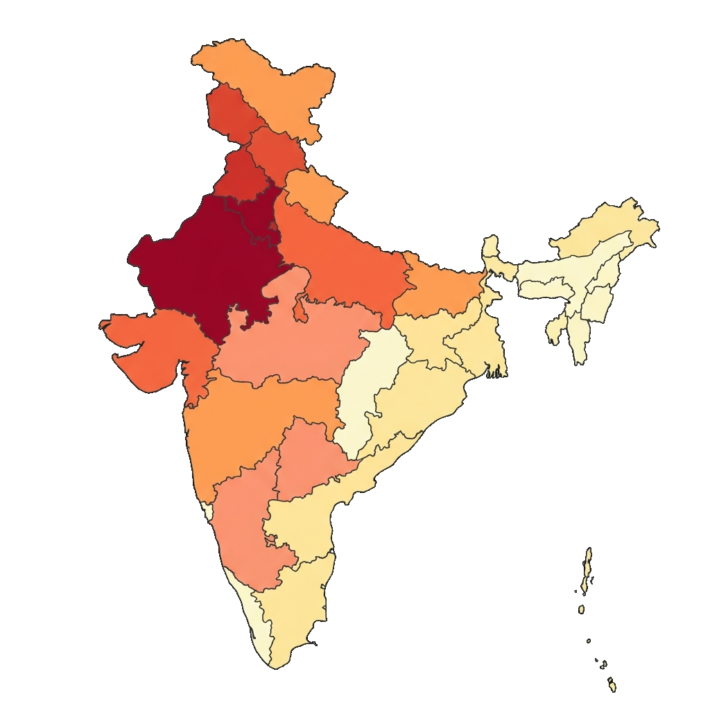 Water Stress Index Map